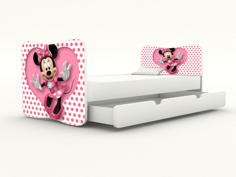 Becks posteľ bez bočnice + úložný priestor Minnie 3